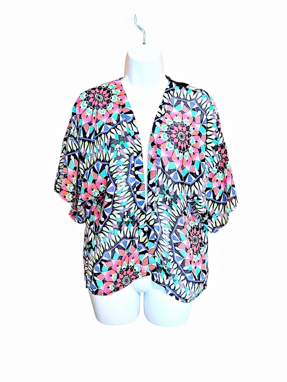 Xhilaration Kaleidoscope Topper/Kimono